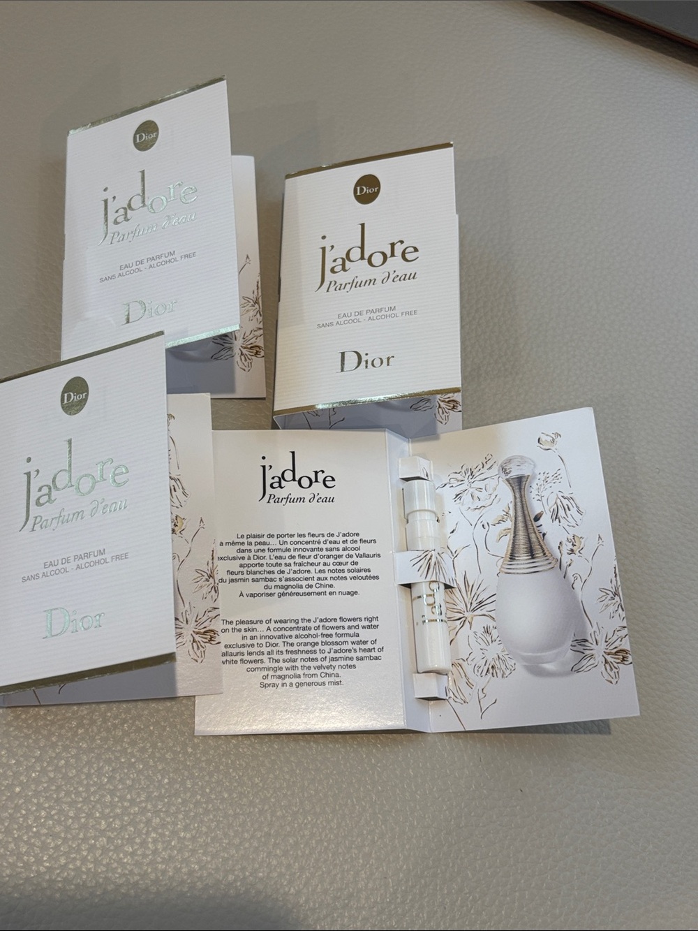 Dior J’adore parfum d’eauFragrance sample (4 samples )